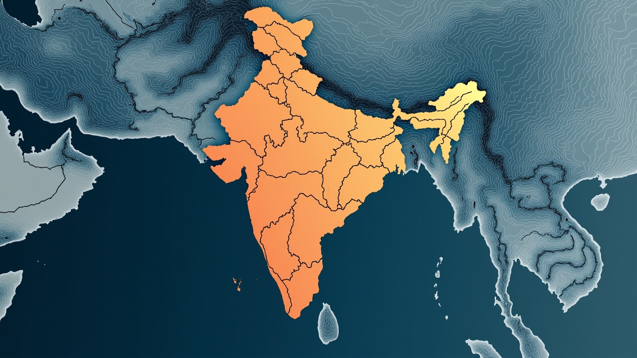 India States & Territories editorial visual