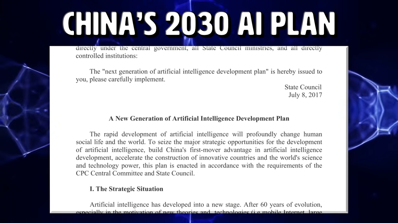 Document: China's 2030 AI plan
