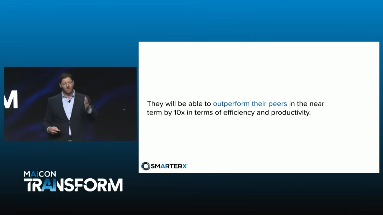 Slide: outperform peers 10x